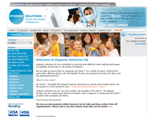 Tablet Screenshot of hygienicsolutionsuk.com